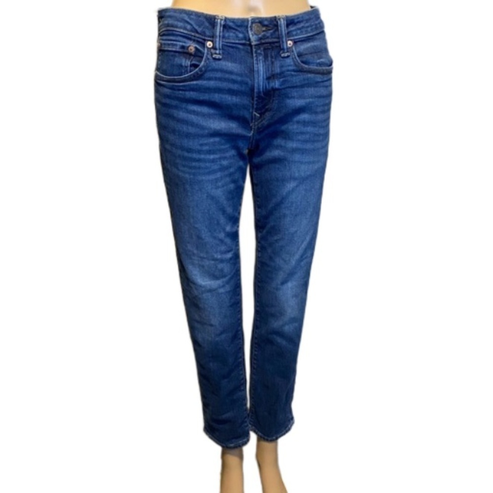 Women’s AE Airflex Slim Straight Blue Jeans